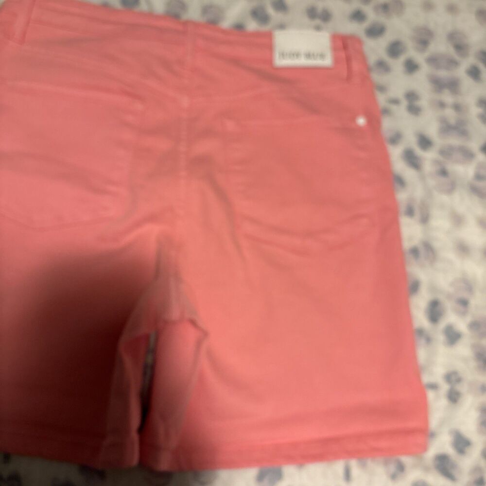 Judy Blue Junior’s Pink Denim Shorts Size XL - Picture 16 of 16